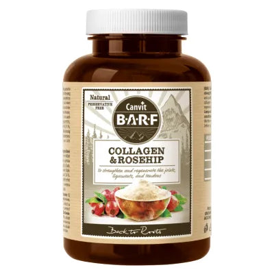Canvit BARF Collagen & Rosehip Supplément pour Chien et Chat 140 g