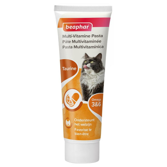 Pâte multivitaminée à la taurine et aux omégas Supplément pour chat 100g