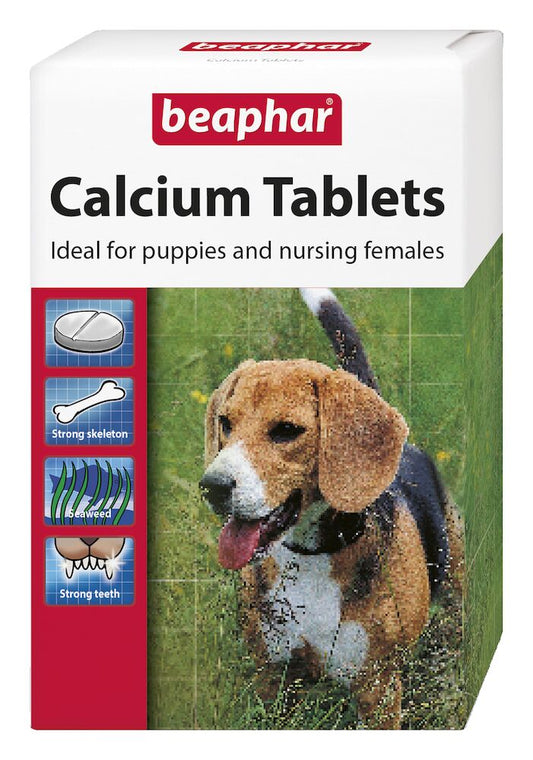 Beaphar Supplément pour Chien Comprimés de calcium 180 Tabs