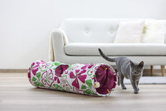 Kerbl Jouet pour Chat Cat Tunnel Flower 90 cm
