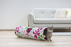 Kerbl Jouet pour Chat Cat Tunnel Flower 90 cm