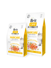 Brit Care Cat Aliment Sec pour Chat Grain-Free HAIRCARE HEALTHY AND SHINY COAT