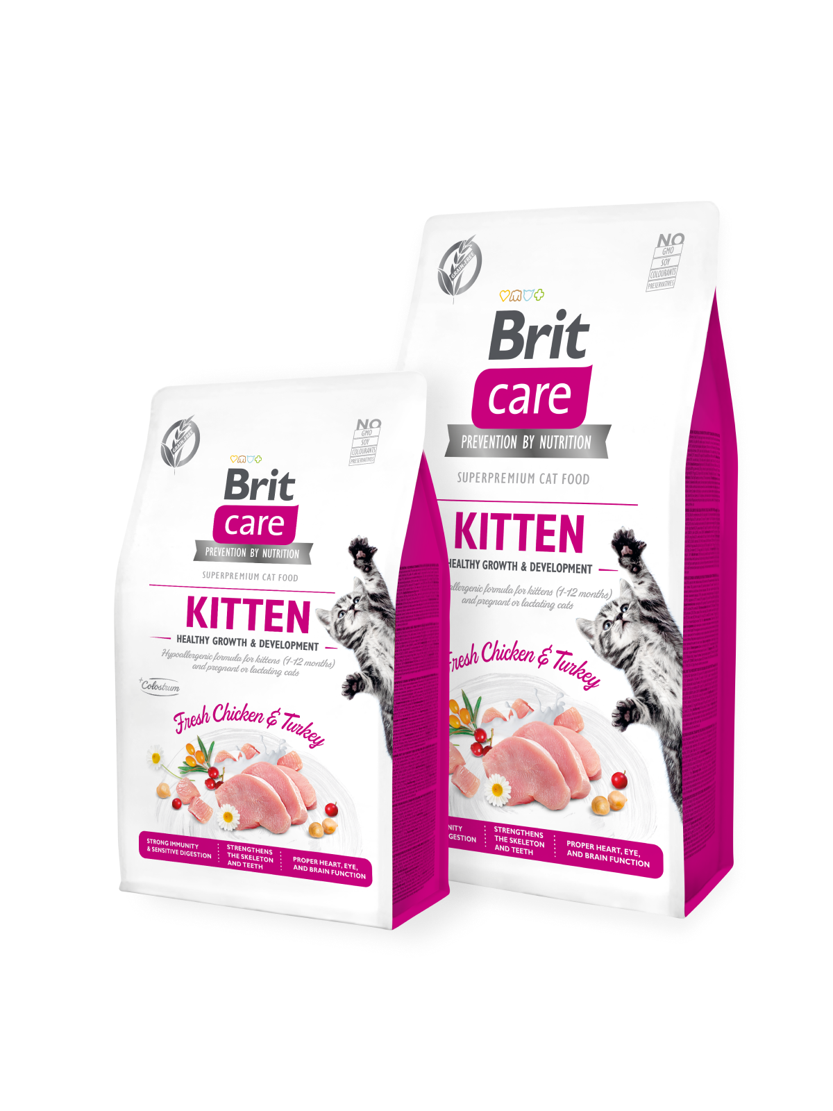 Brit Care Cat Grain-Free KITTEN HEALTHY GROWTH AND DEVELOPMENT 