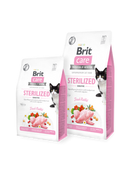 Brit Care Cat Aliment Sec pour Chat Grain-Free STERILIZED SENSITIVE
