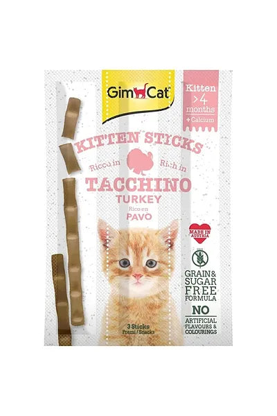 GimCat Kitten Sticks Dinde 9g (3pcs)