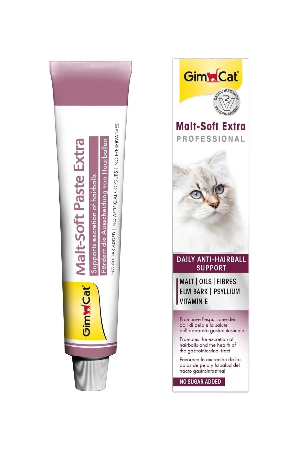 Gimcat Malt Soft Extra Anti-Boules de Poils Chat Pâte 50 g