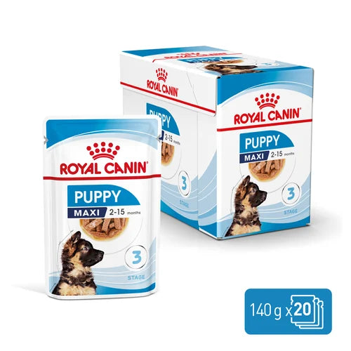 Royal Canin Maxi Puppy Sauce-Freshness sachet for puppies 140G 