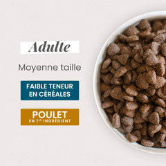 Ultra Premium Direct Aliment Sec Chien Super Premium pour Chien Adulte de Taille Moyenne (de 10 à 30 Kg) 12 Kg