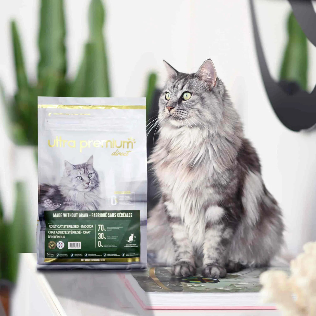 Ultra Premium Direct Croquettes Sans Céréales pour Chat Adulte Stérilisé ou d&#39;intérieur