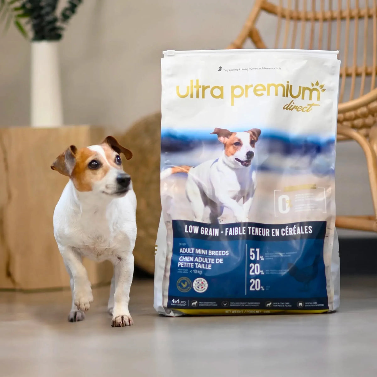 Ultra Premium Direct Croquettes Super Premium Pour Chien de Petite Taille (jusqu&#39;à 10 Kg) 4 Kg