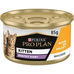 PRO PLAN® Kitten HEALTHY START Mousse Aliment Humide Chat Riche en Poulet 85 G