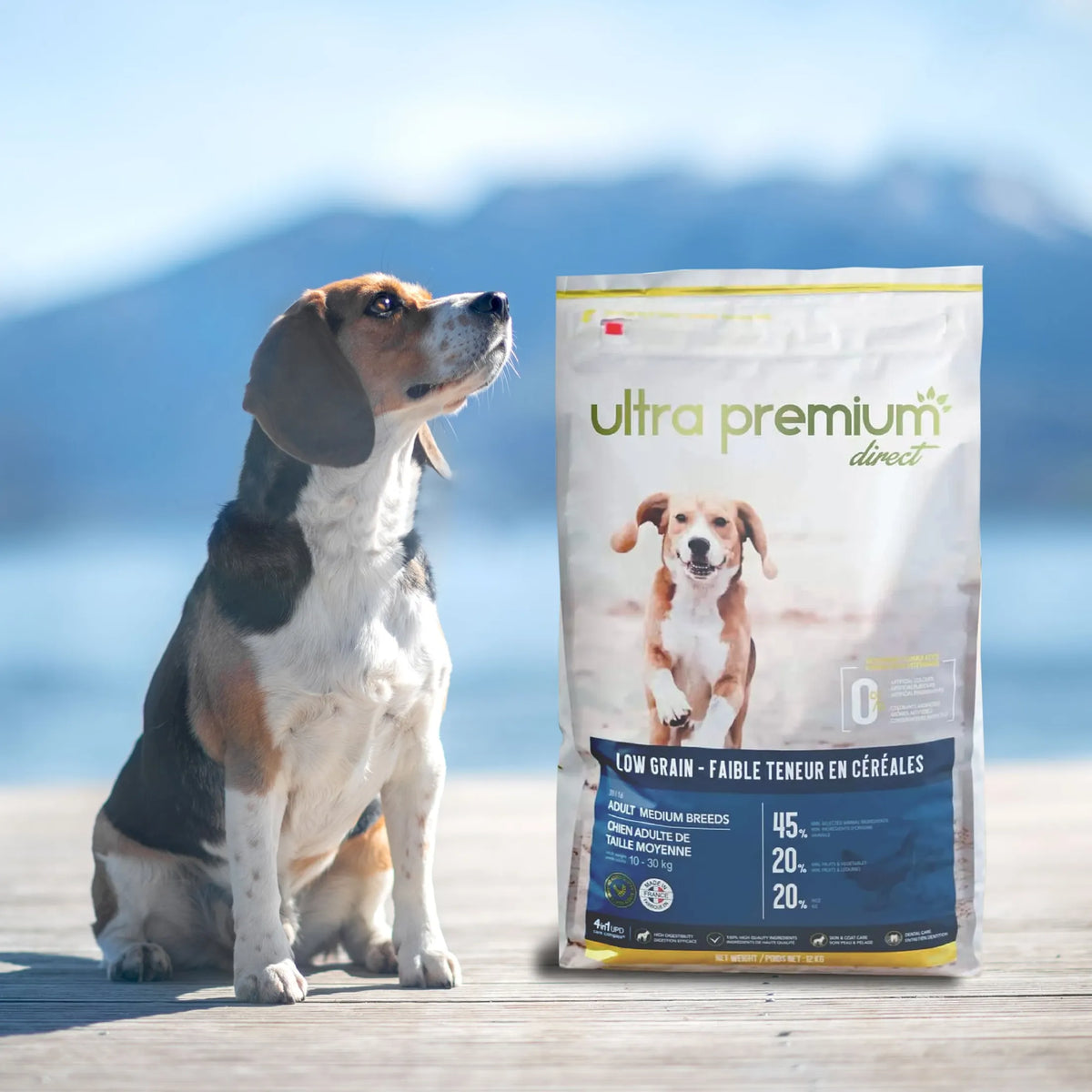 Ultra Premium Direct Croquettes Super Premium pour Chien de Taille Moyenne (de 10 à 30 Kg) 12 Kg