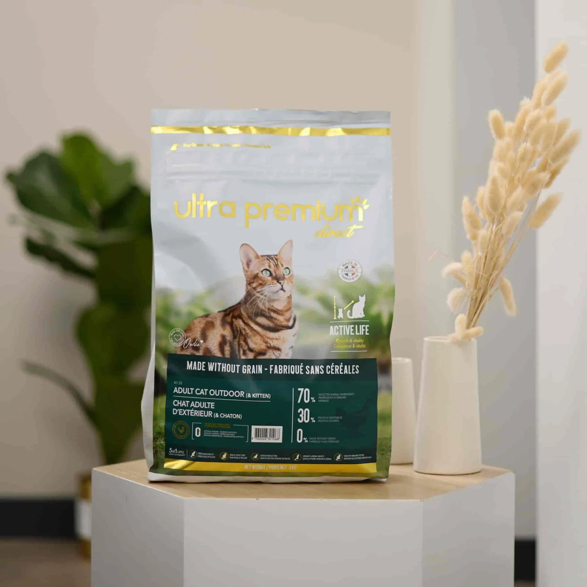 Ultra Premium Direct Croquettes Sans Céréales pour Chat Adulte activité normale