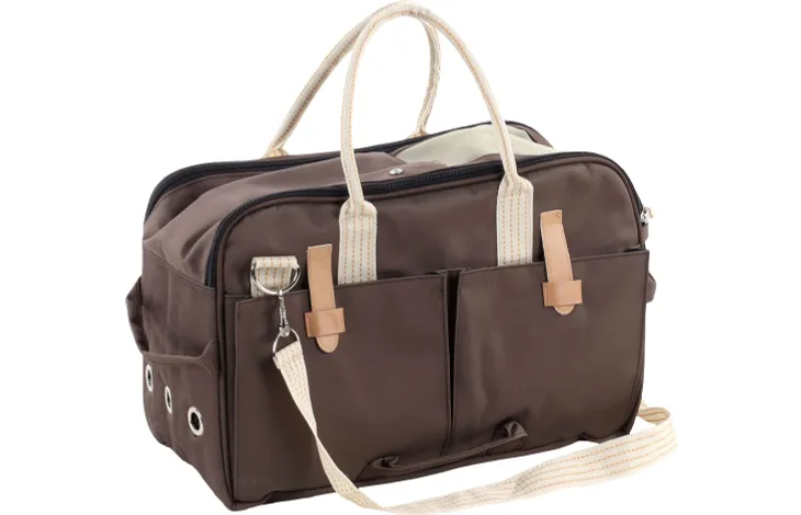 Flamingo Sac de transport Boston Brun foncé