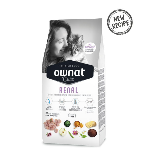 Pienso Ownat Care Renal Gatos Sensibles Afectaciones Rinon