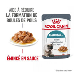 Royal Canin Aliment Humide Chat Hairball Care en sauce 85G