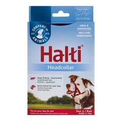 Halti Headollar Licol Rouge
