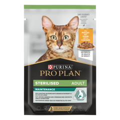 PRO PLAN® Aliment Humide Chat Sterilised NUTRISAVOUR™ en Sauce - Au Poulet 85G