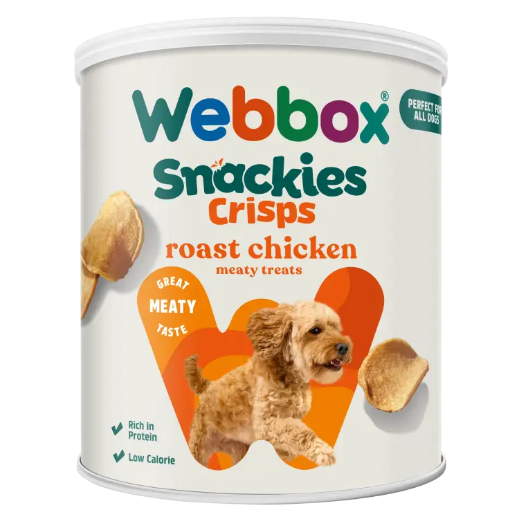 Webbox Snackies Chicken Crisps Adult Dog Treats 35g