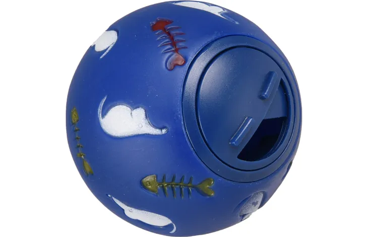 Flamingo Jouet pour Chat Balle à friandises Tarvos Bleu foncé