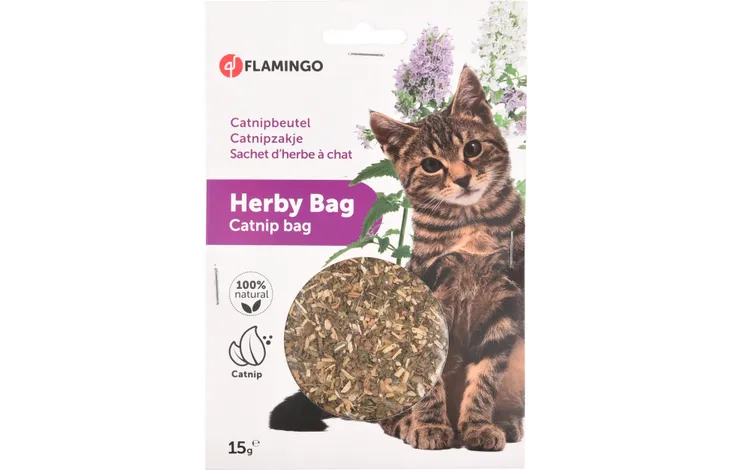 APPÂT OLLIE SACHET HERBE-AUX-CHATS BRUN CLAIR 15 G