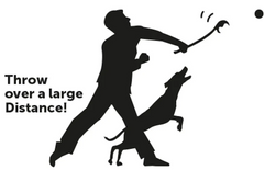 Flamingo Jouet pour Chien Spector Shooter avec balle Bleu 47cm L