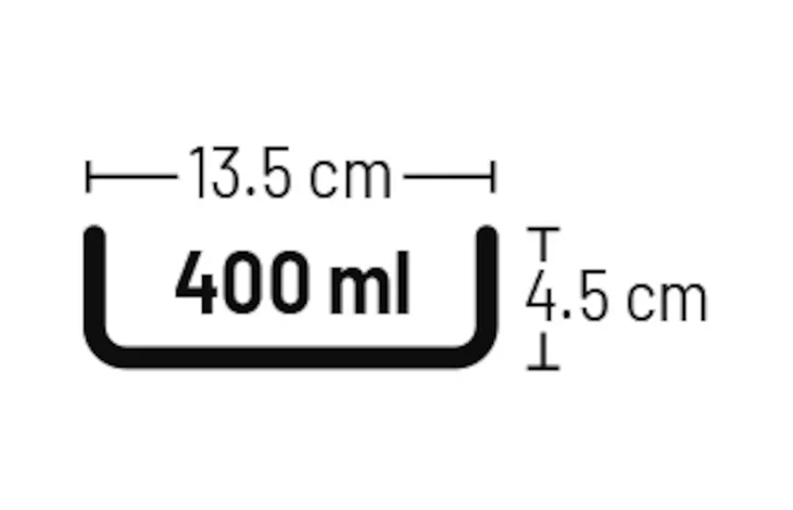 Gamelle en céramique Marmi Rond Gris clair 400 ML