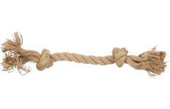 Flamingo Jouet pour Chien Kush Cordon avec 2 noeuds Brun