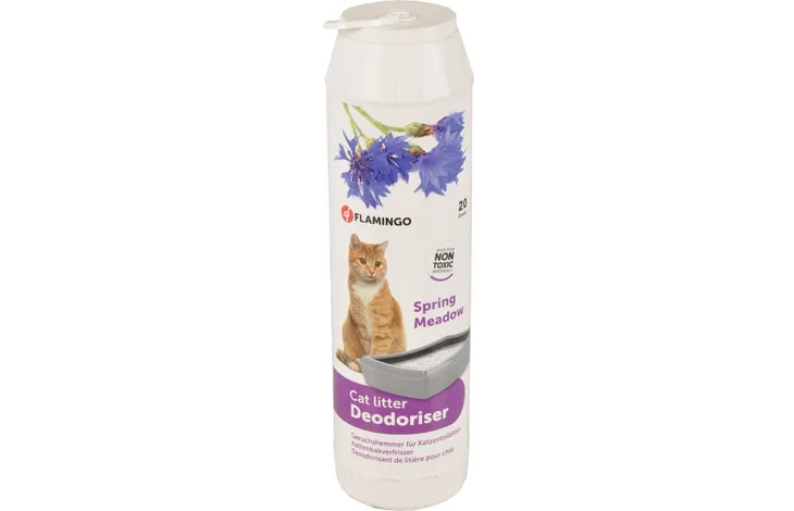 DÉSODORISANT DE LITIÈRE POUR CHAT PRAIRIE DE PRINTEMPS BLANC