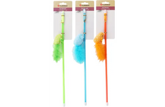 Flamingo Jouet pour Chat Wopke Canne à pêche avec souris Plusieurs couleurs