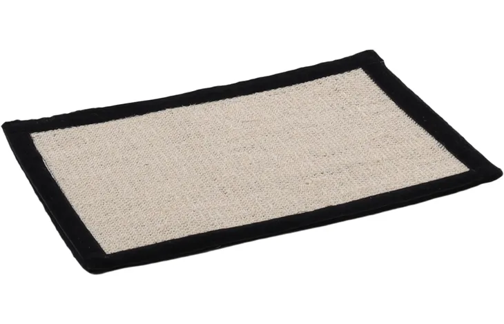 BEIGE &amp;amp; BLACK SCRATCHING MAT (32CM LX 45CM LX 0.5CM H)