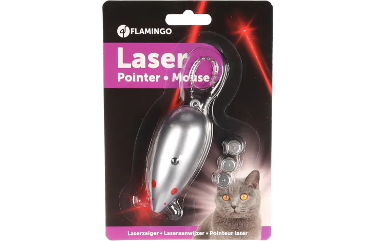 JOUET ÉLECTRONIQUE LASER WAYRA SOURIS GRIS