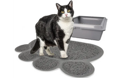 Tapis de bac à litière Pitou Matti Gris 45x60CM
