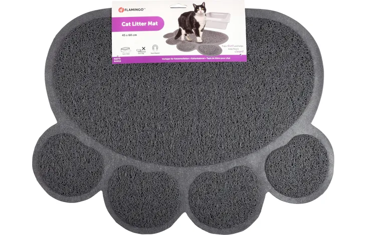 Tapis de bac à litière Pitou Matti Gris 45x60CM