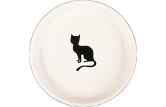 Flamingo Plat pour la nourriture Nala Rond Noir & Blanc 180 ML