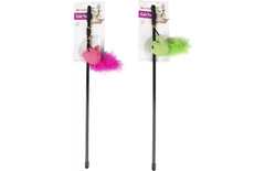 Flamingo Jouet pour Chat Vera Canne à pêche avec souris Plusieurs couleurs