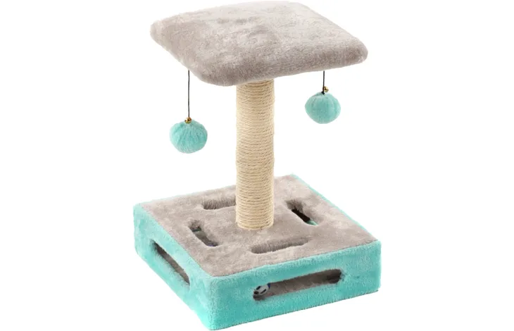 Arbre à chat Cya 1 Turquoise & Gris