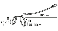 HARNESS WITH LEASH AMIRA SEVERAL COLORS