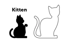 Flamingo Collier Chaton Minou Plusieurs couleurs