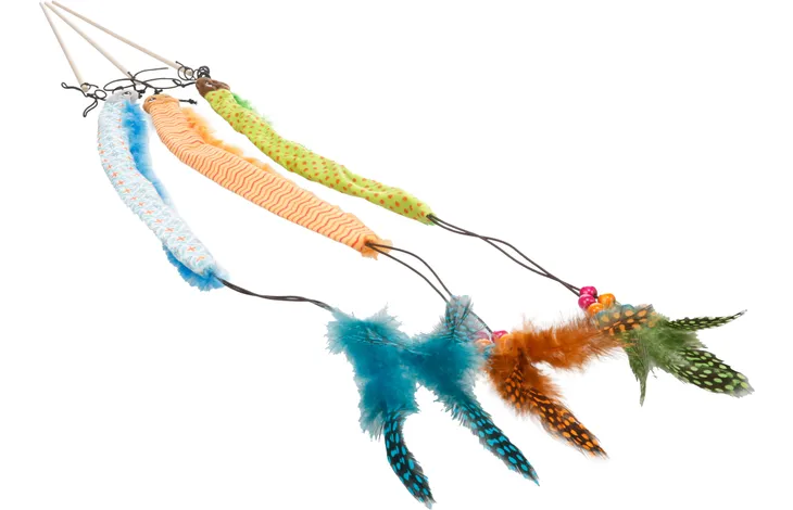 Flamingo Jouet pour Chat Kirk Canne à chenille Plusieurs couleurs