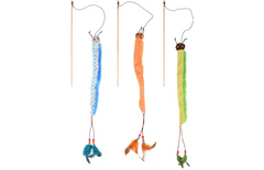 Flamingo Jouet pour Chat Kirk Canne à chenille Plusieurs couleurs