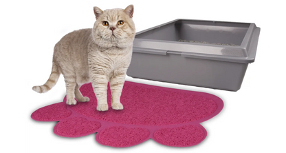TAPIS DE BAC À LITIÈRE PITOU MATTI FUCHSIA