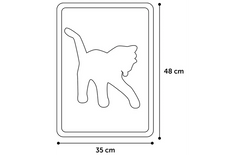 TAPIS DE BAC À LITIÈRE ROSIE MATTI GRIS