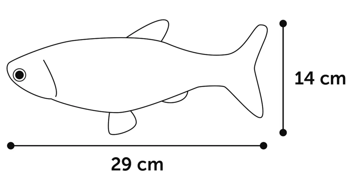 JOUET ÉLECTRONIQUE FLOUNDER POISSON GRIS