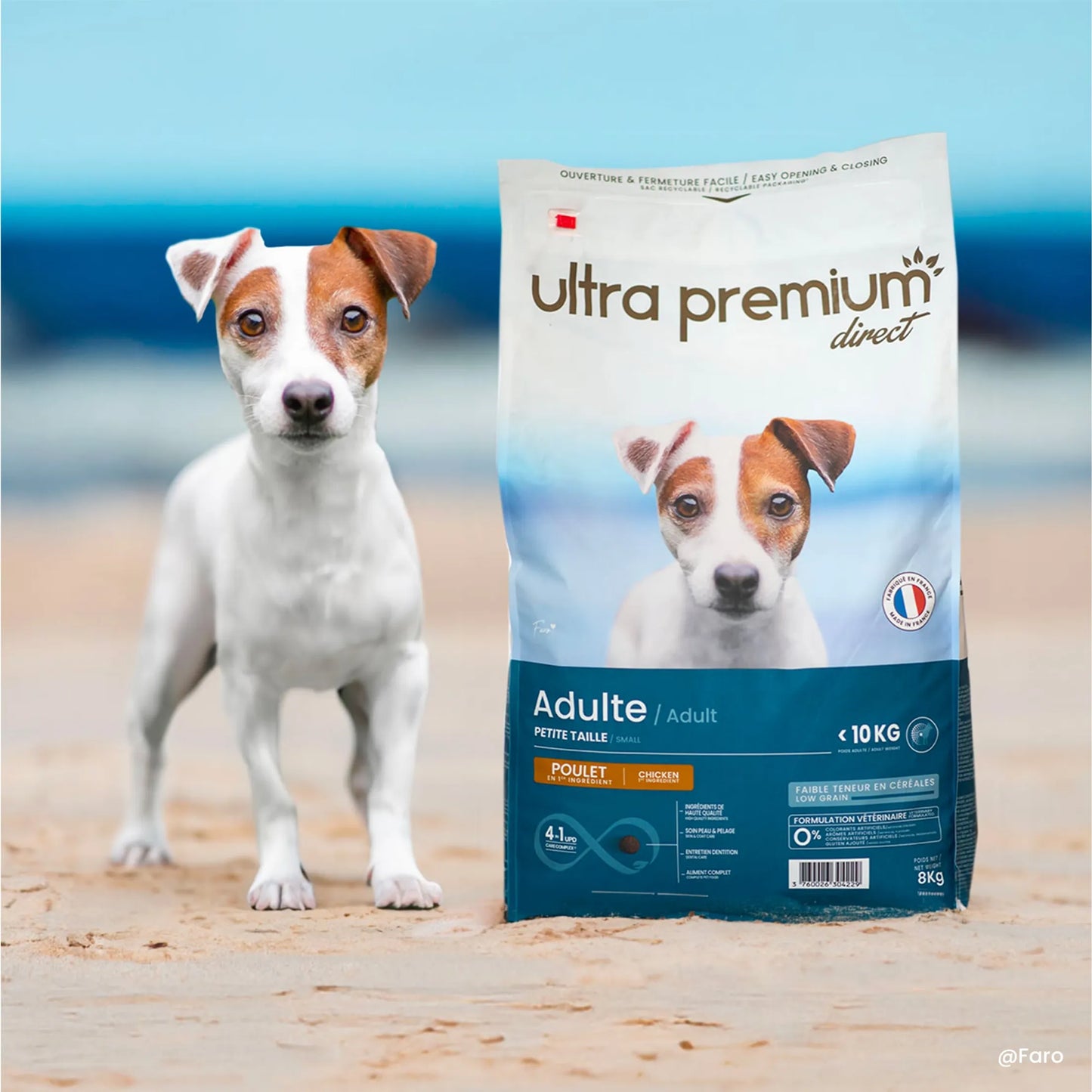Ultra Premium Direct Aliment Sec Chien Super Premium Pour Chien de Petite Taille Adulte (jusqu'à 10 Kg) 8 Kg