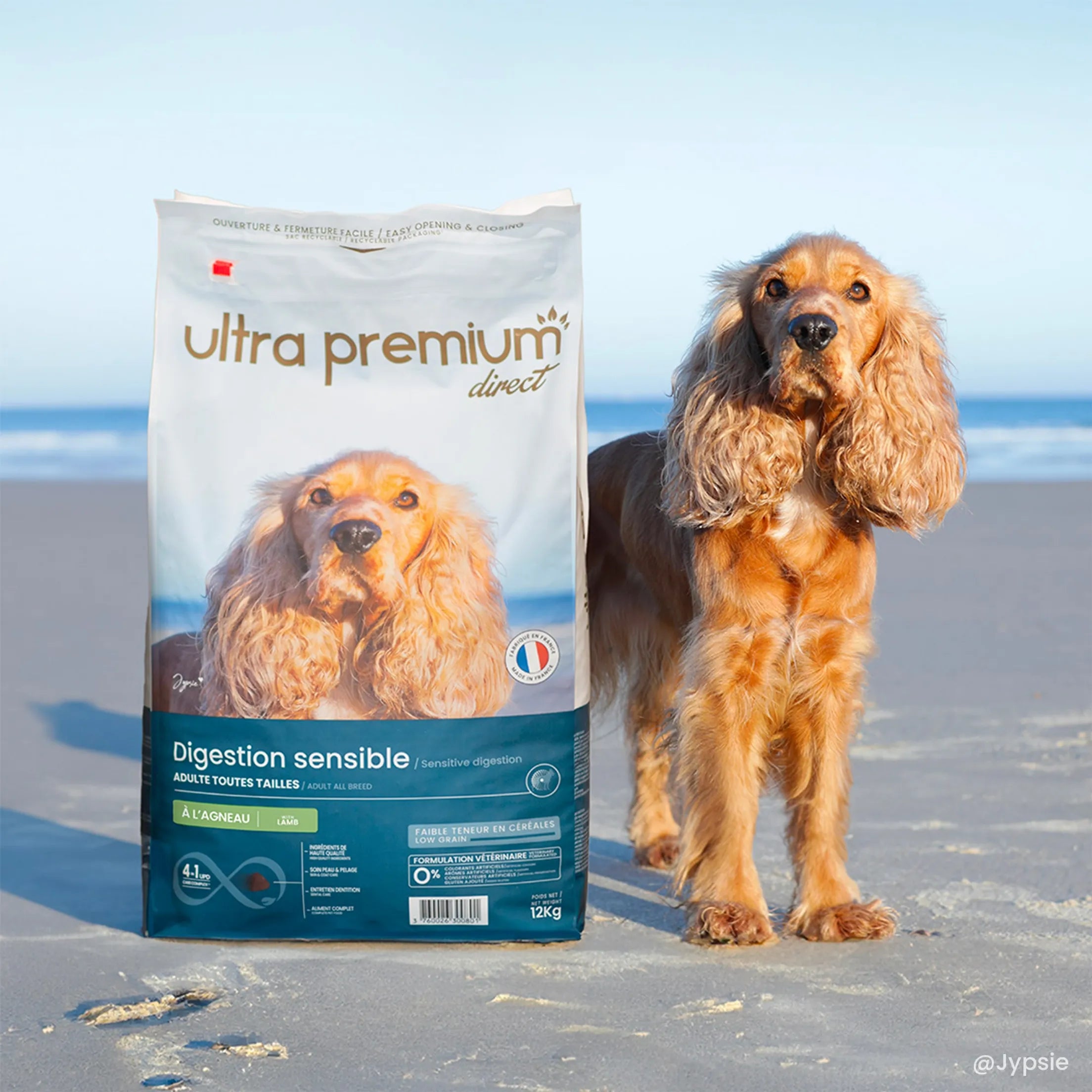Ultra Premium Direct Aliment Sec Chien sensible adulte toutes tailles, agneau et riz