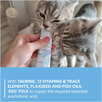Gimcat Kitten Paste Supplément pour Chat - pâte multivitaminée pour chatons avec calcium 50g