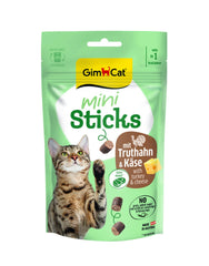 Gimcat Mini Sticks With Turkey & Cheese 50g