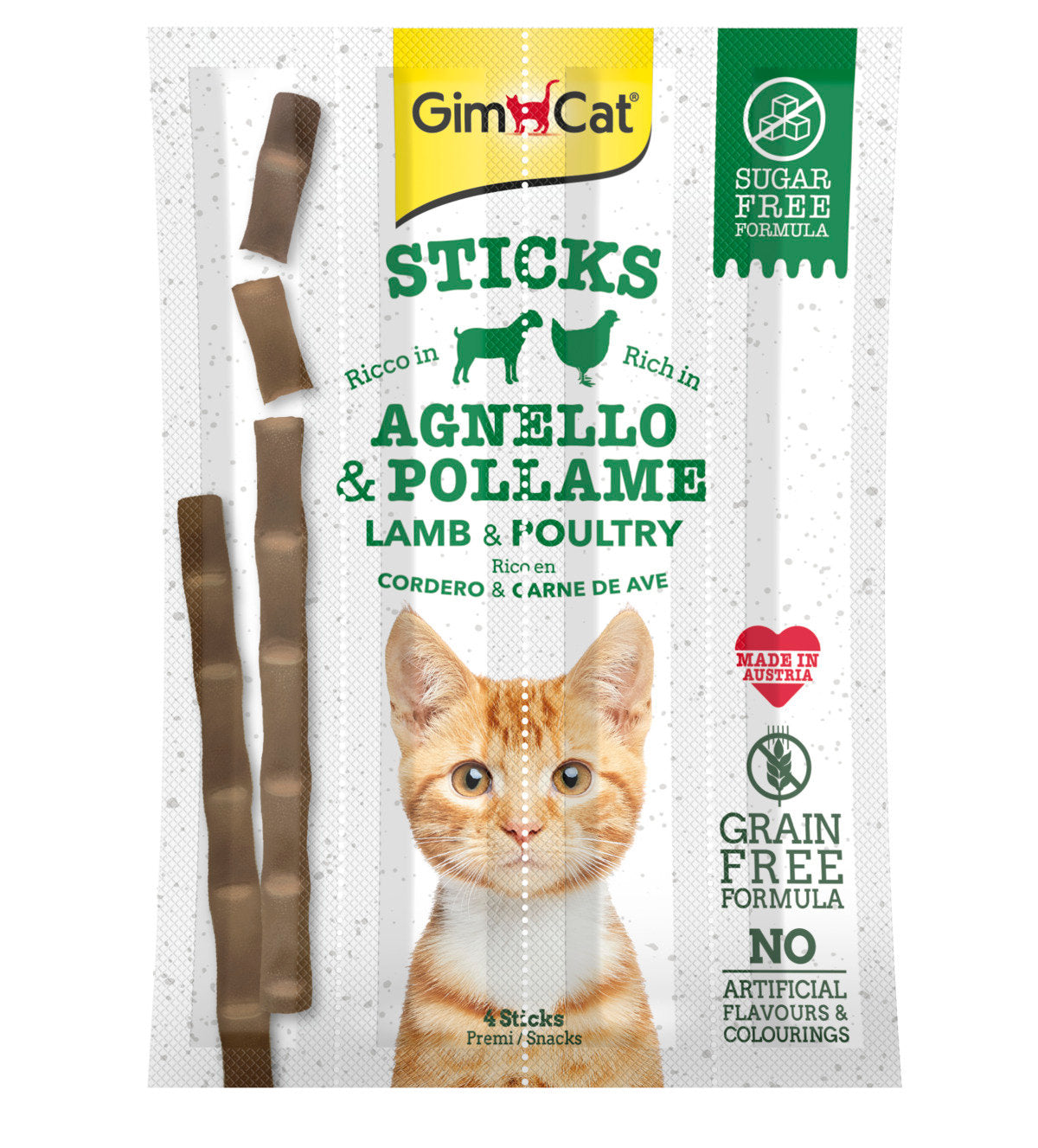 Gimcat Sticks Agneau &amp; Volaille 20g (4pcs)