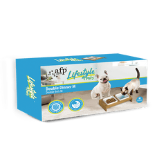 Gamelle double avec support 200 MLx2
